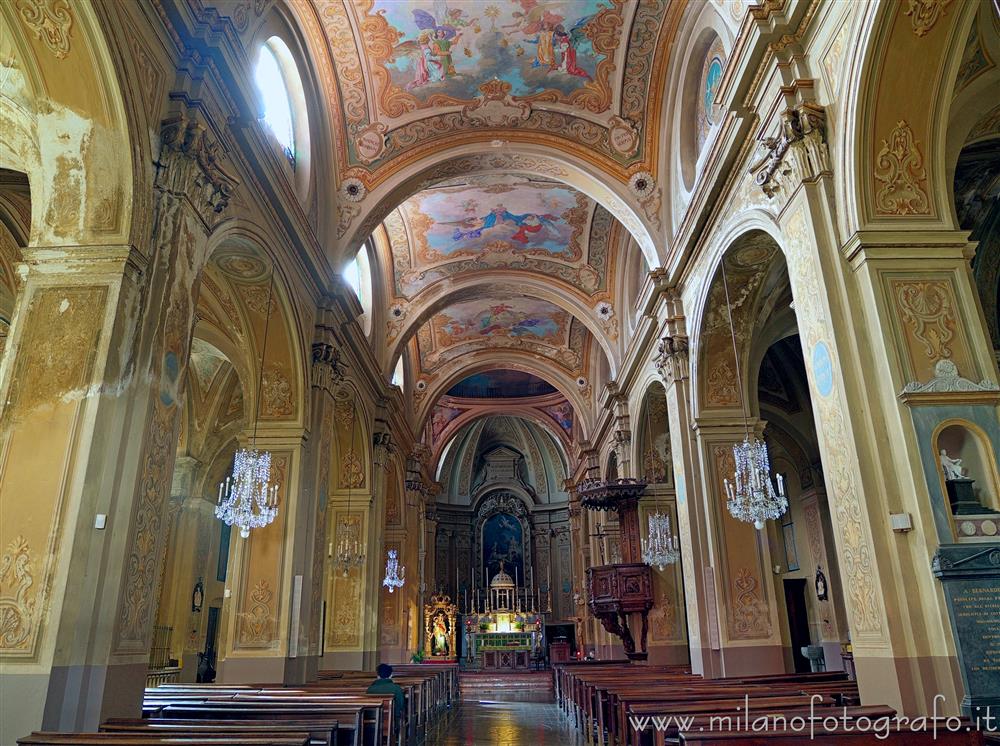 Andorno Micca (Biella) - Interno della Chiesa di San Lorenzo